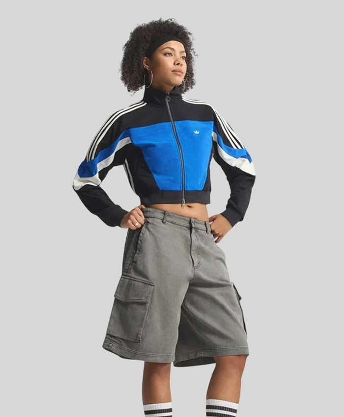 buy now Adidas Blocking Track Blue Jacket