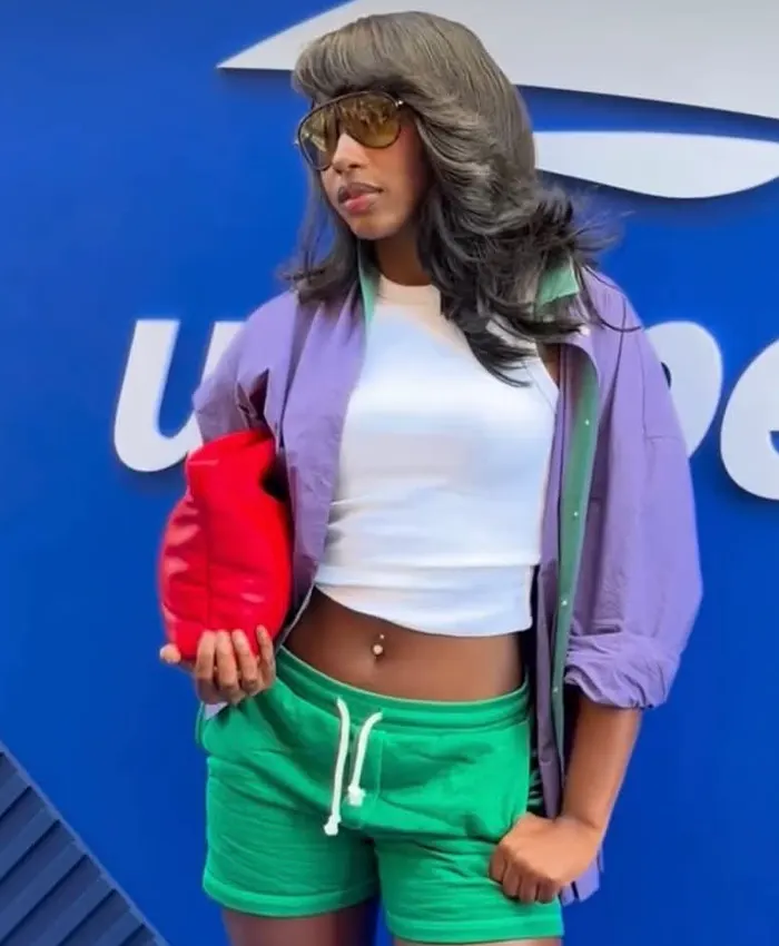 buy now Aniya Harvey US Open Purple Jacket