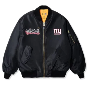 buy now Anti Social Social Club X New York Giants Jacket