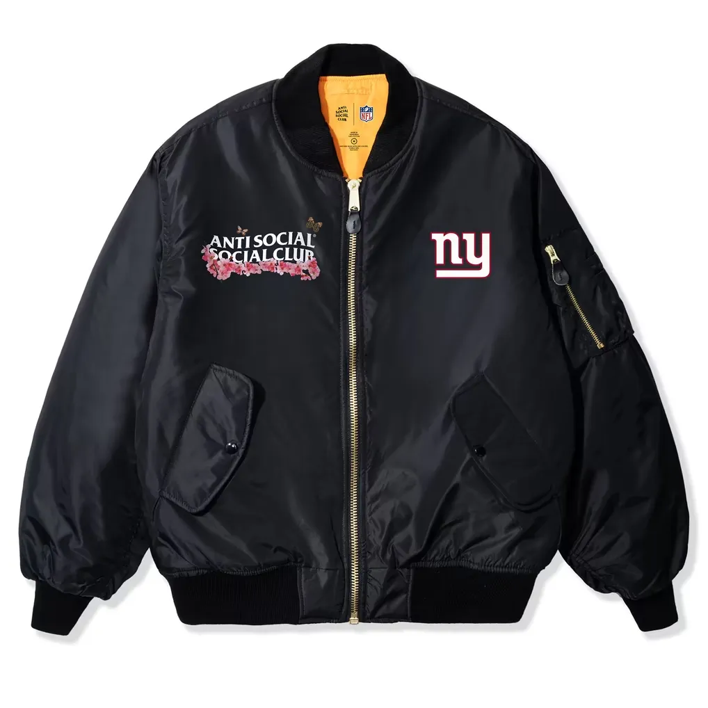 buy now Anti Social Social Club X New York Giants Jacket