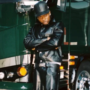 buy now Asake aka MM 2026 Black Leather Jacket