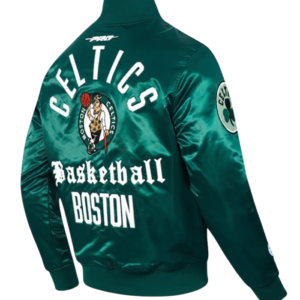 buy now Boston Celtics Modern Green Satin Jacket