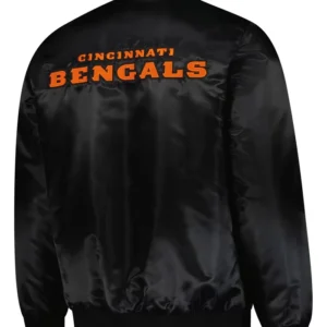 buy now Cincinnati Bengals Starter Black Satin Jacket