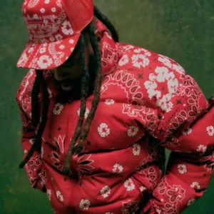 buy now Denim Tears Unveils FW26 Red Puffer Jacket