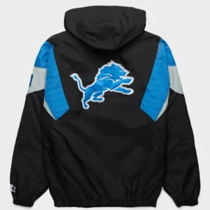 buy now Detroit Lions Starter Blackout Breakaway Jacket