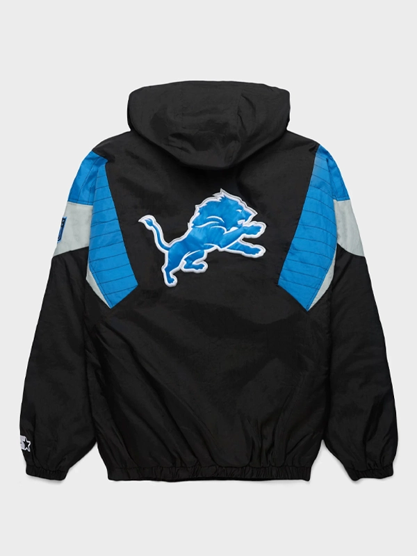 buy now Detroit Lions Starter Blackout Breakaway Jacket