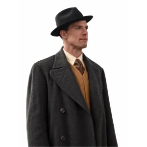 buy now Fortitude 2026 Ed Skrein Dark Grey Wool Coat