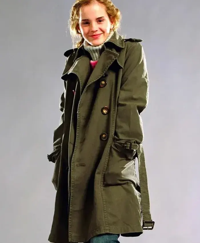 buy now Harry Potter Emma Watson Green Trench Coat