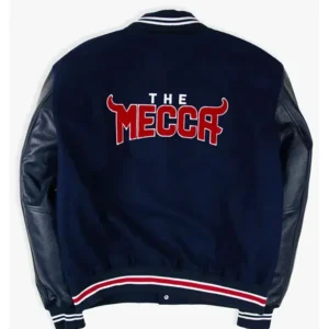 buy now Howard University The Mecca Motto 3.0 Wool Varsity Jacket