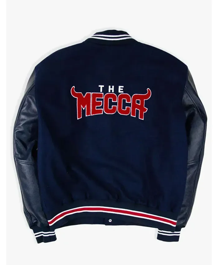 buy now Howard University The Mecca Motto 3.0 Wool Varsity Jacket