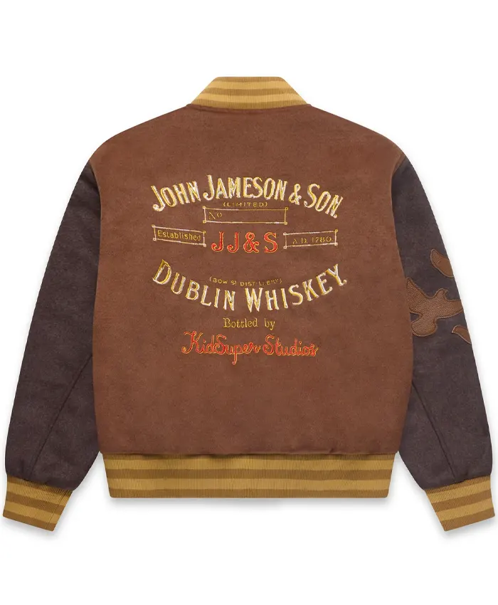 buy now Jameson x KidSuper Wool Varsity Jacket