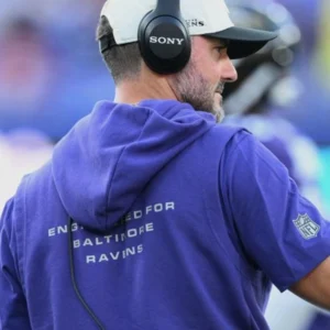 buy now Jesse Minter Preseason 2026 Ravens Sideline Sleeveless Hoodie