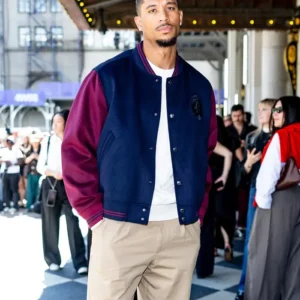 buy now Josh Hart New York Fashion Blue Wool Varsity Jacket
