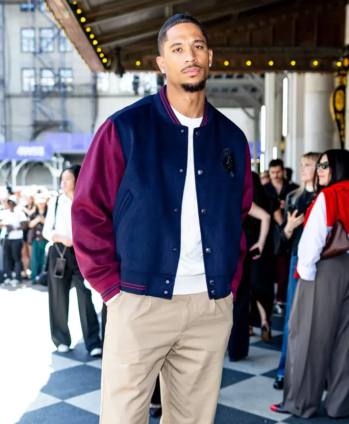 buy now Josh Hart New York Fashion Blue Wool Varsity Jacket