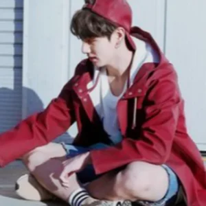 buy now Jungkook BTS Hooded Brown Leather Jacket