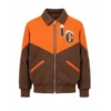 buy now Kill Jackie 2026 Orange and Brown Varsity Jacket