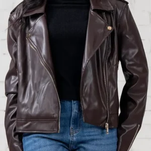 buy now Marble Hall Murders Susan Ryeland Leather Jacket