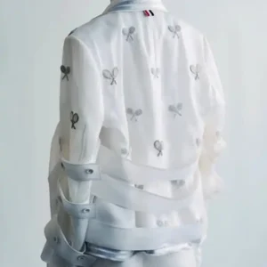 buy now Naomi Osaka US Open Second Round White Flair Jacket