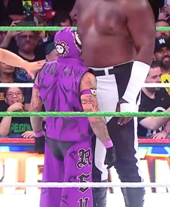 buy now Rey Mysterio AAA TripleMania Purple Vest