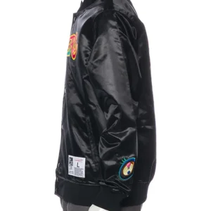 buy now Takashi Murakami ComplexCon Black Satin Lakers Jacket