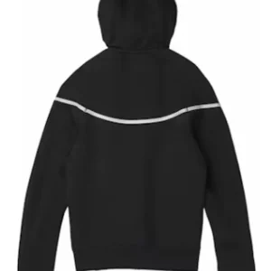 buy now Tech Windrunner Reflective Black Fleece Jacket