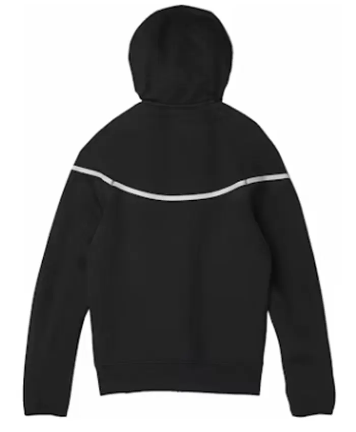 buy now Tech Windrunner Reflective Black Fleece Jacket