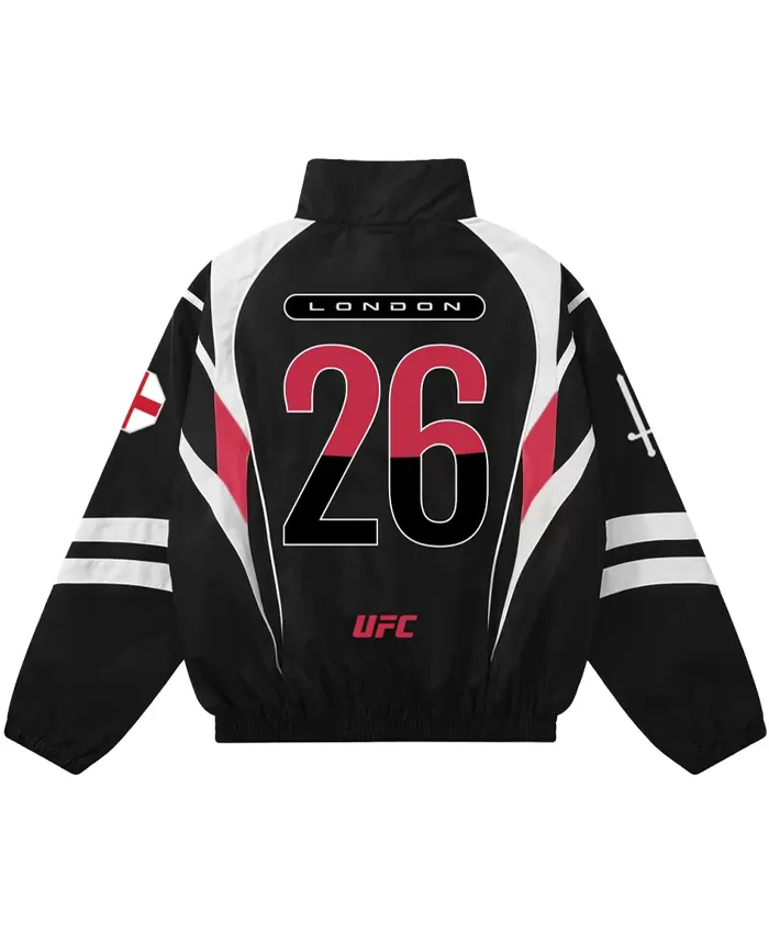 buy now UFC London Full-Zip Up Black Jacket