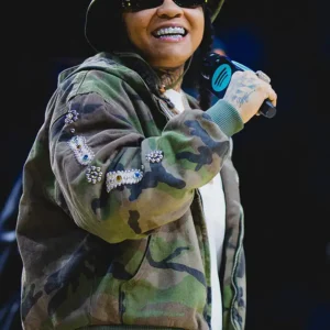 buy now Young M.A Barclays Center NY Liberty Camouflage Jacket