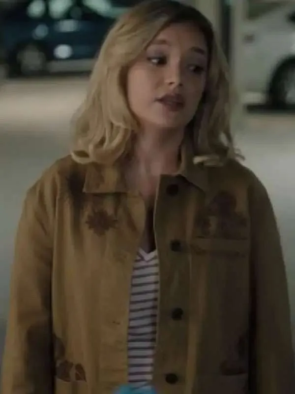 buy now Youre Killing Me S01 Amalia Williamson Brown Cotton Jacket