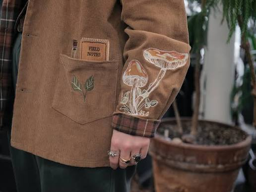knock thrice mushroom jacket sleeves
