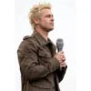 order now 2026 Brad Pitt Brown Cotton Jacket