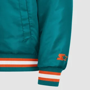 order now 2026 Miami Dolphins Starter Courtside Varsity Jacket