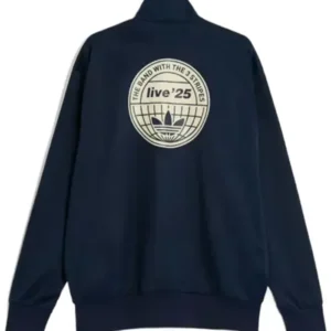 order now Adidas Oasis Navy Blue Zipper Track Jacket