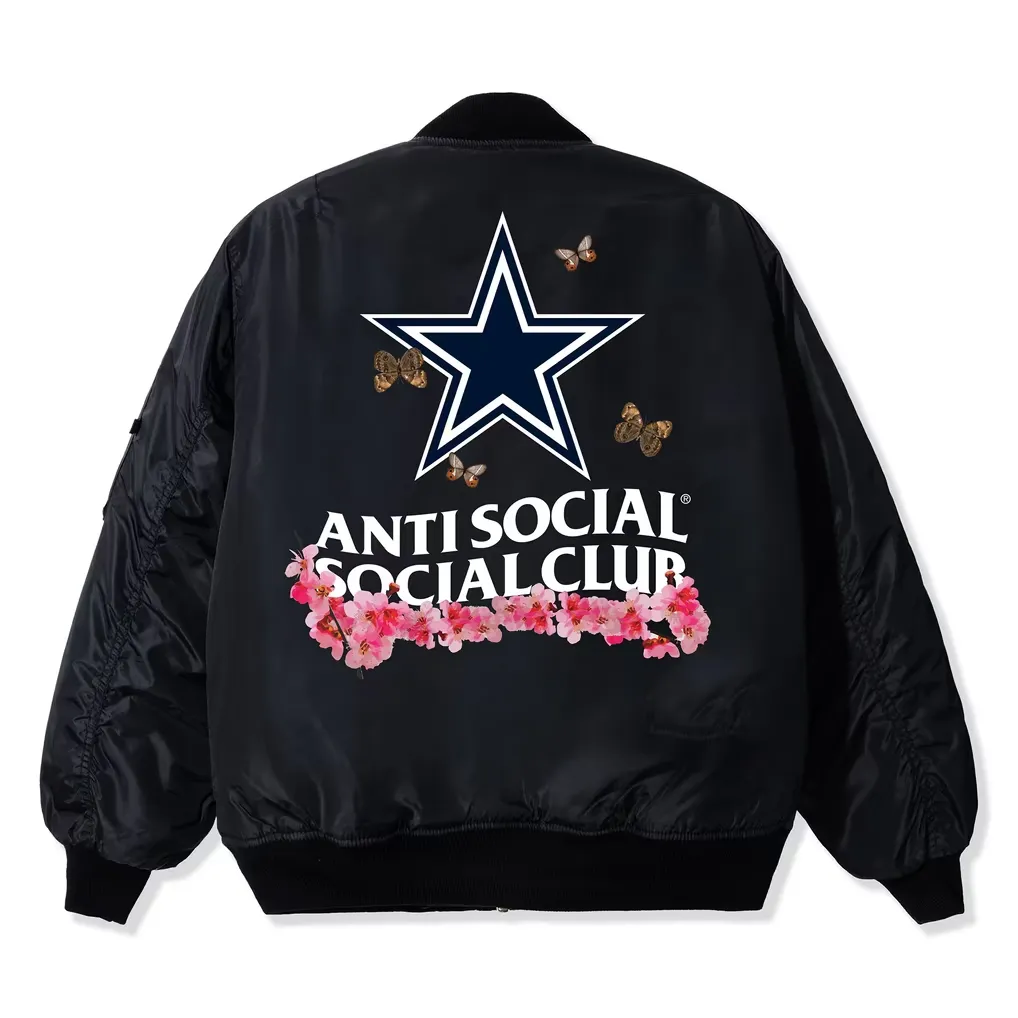order now Anti Social Social Club X Dallas Cowboys Jacket For Sale