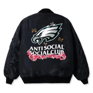 order now Anti Social Social Club X Philadelphia Eagles Jacket