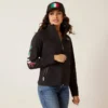 order now Ariat Cheetah Softshell Black Jacket For SAle