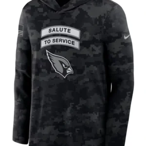 order now Cardinals 2026 Salute to Service Hooded Long Sleeve T-Shirt