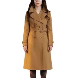 order now Her Private Hell 2026 Sophie Thatcher Brown Trench Coat
