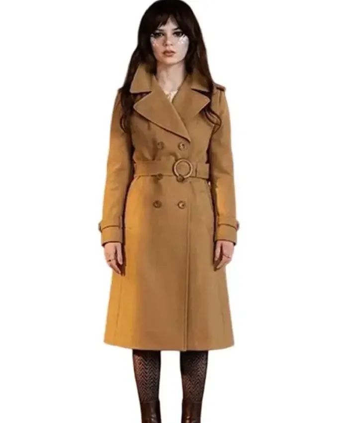 order now Her Private Hell 2026 Sophie Thatcher Brown Trench Coat
