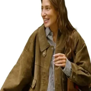 order now In The City S01 Amanda Batula Brown Suede Jacket