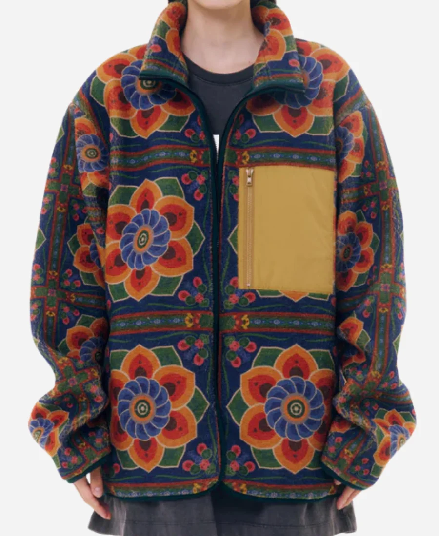 order now Joon Lee The Brothers Sun 2024 Floral Fleece Jacket