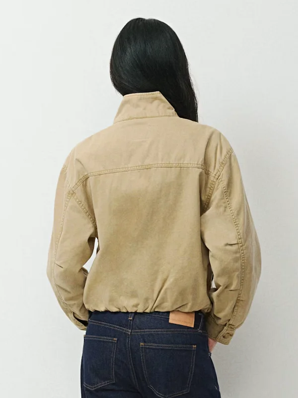 order now Khaki Aritzia Ferris Blouson Jacket For SAle