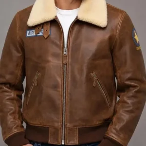 order now King Of Fighters Terry Bogard Brown Leather Jacket