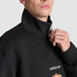 order now Manchester United x Adidas EQT Quarter-Zip Top