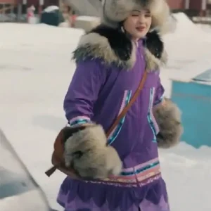 order now North Of North S02 Anna Lambe Purple Parka Coat