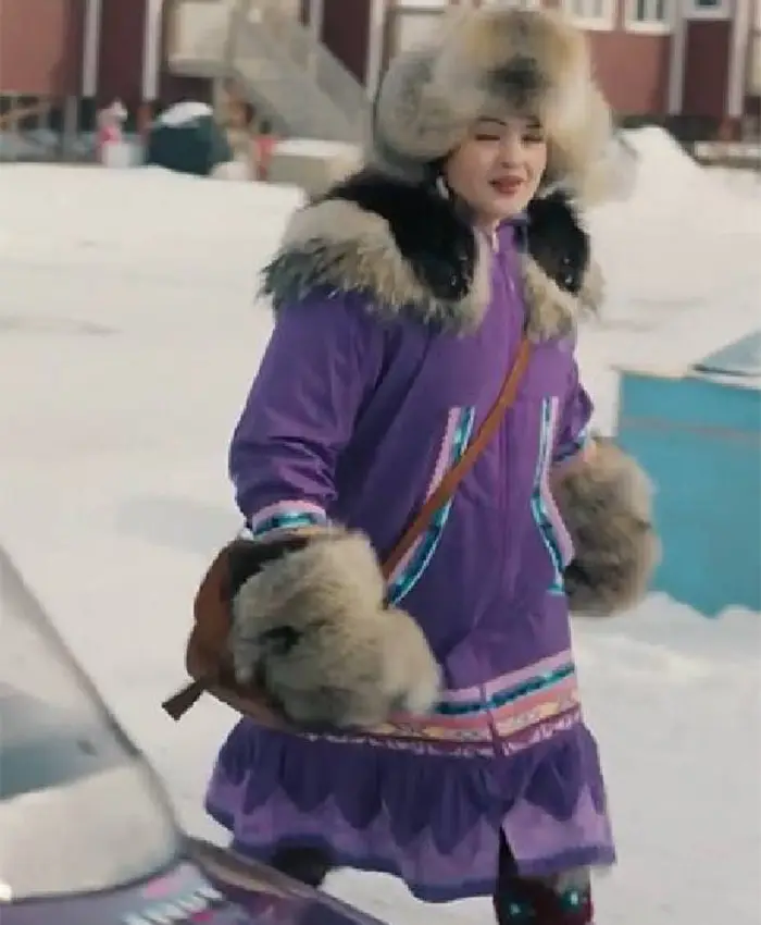 order now North Of North S02 Anna Lambe Purple Parka Coat