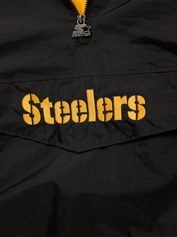 order now Pittsburgh Steelers Starter Blackout Breakaway Jacket