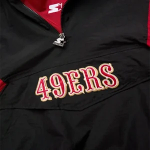 order now San Francisco 49ers Starter Blackout Breakaway Jacket