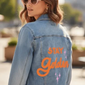 order now Stay Gold Jean Jacket
