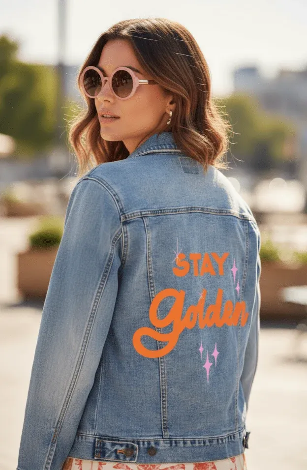 order now Stay Gold Jean Jacket